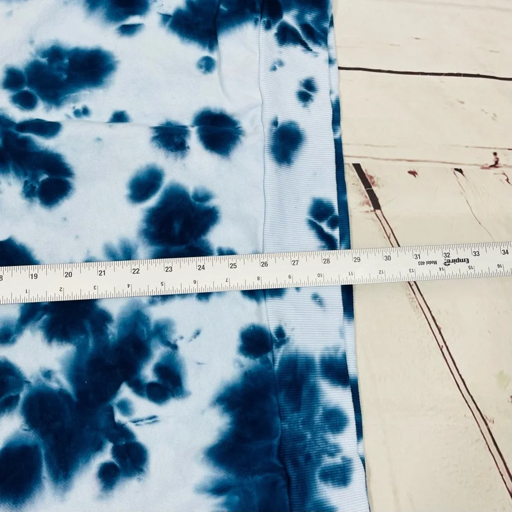 True Religion Sweatshirt Men's Size XL Blue‎ Tie Dye Buddha Crewneck